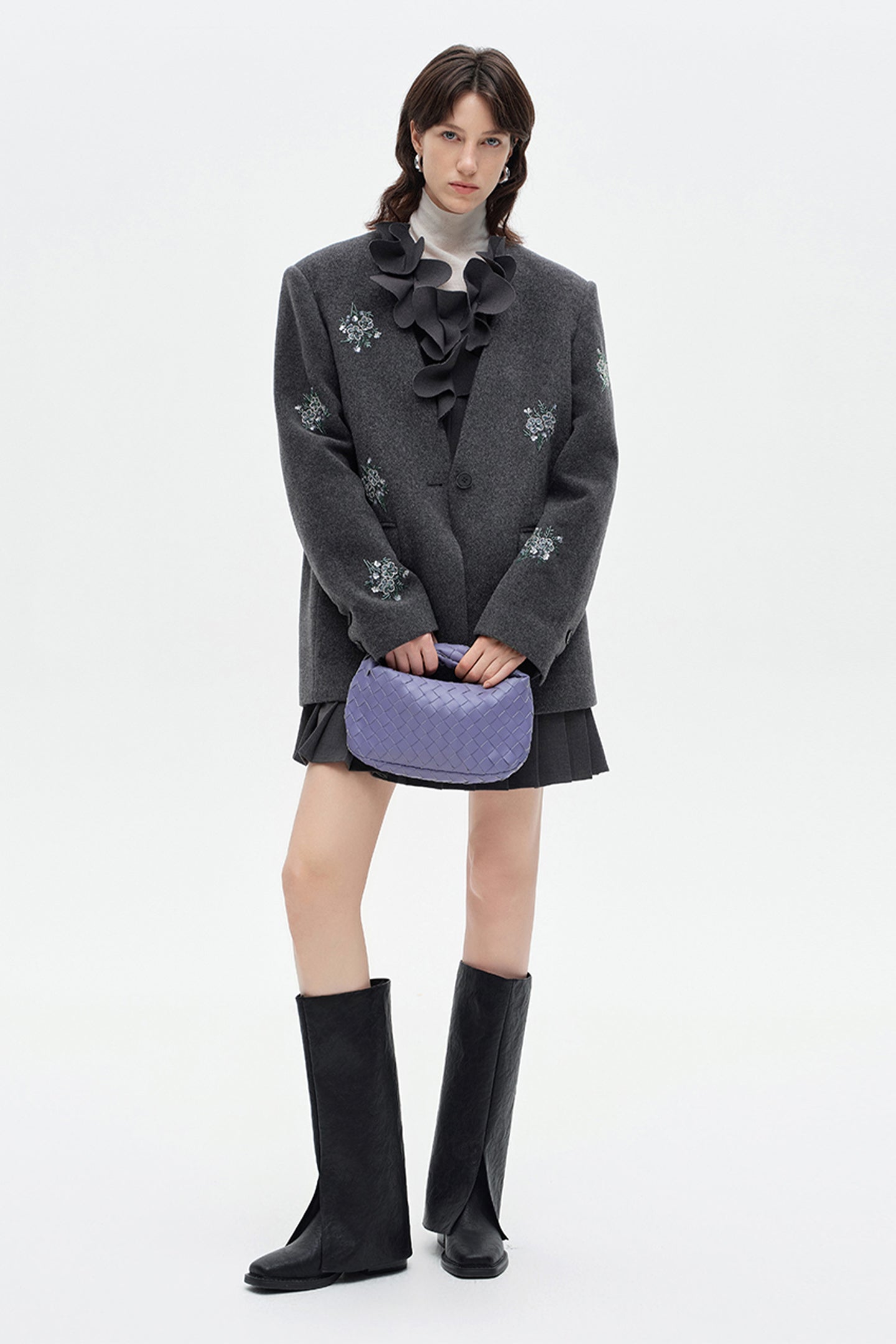 SELFWHO 100% Wool Blazer