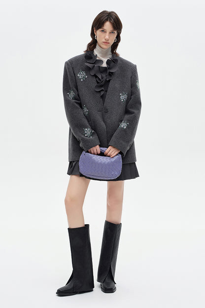 SELFWHO 100% Wool Blazer
