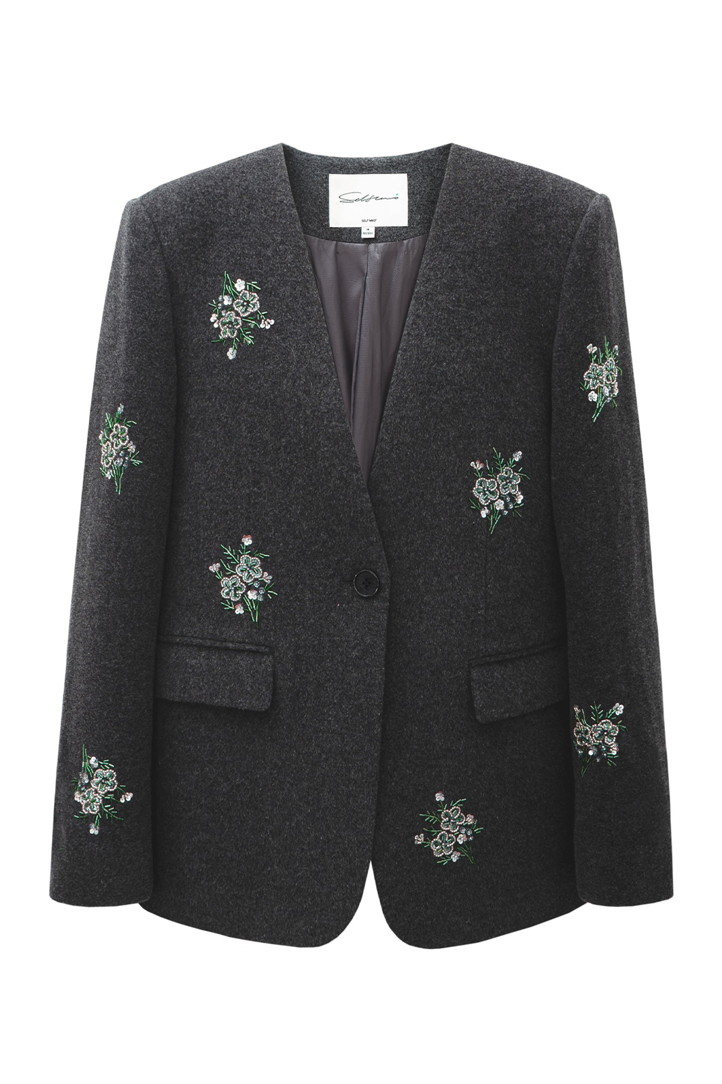 SELFWHO 100% Wool Blazer