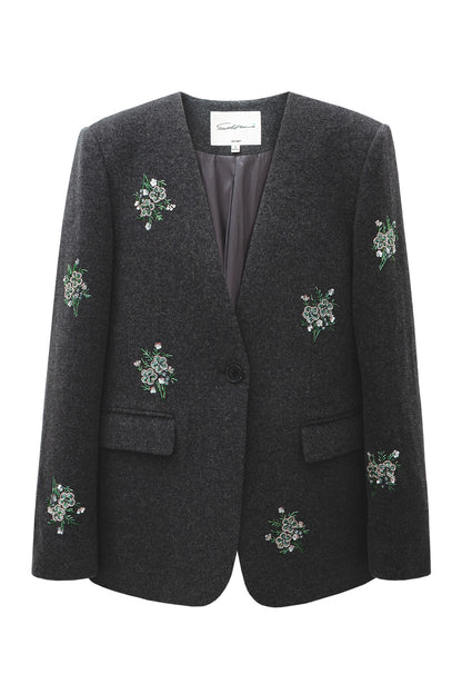 SELFWHO 100% Wool Blazer