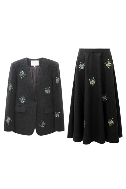 SELFWHO 100% Wool Blazer