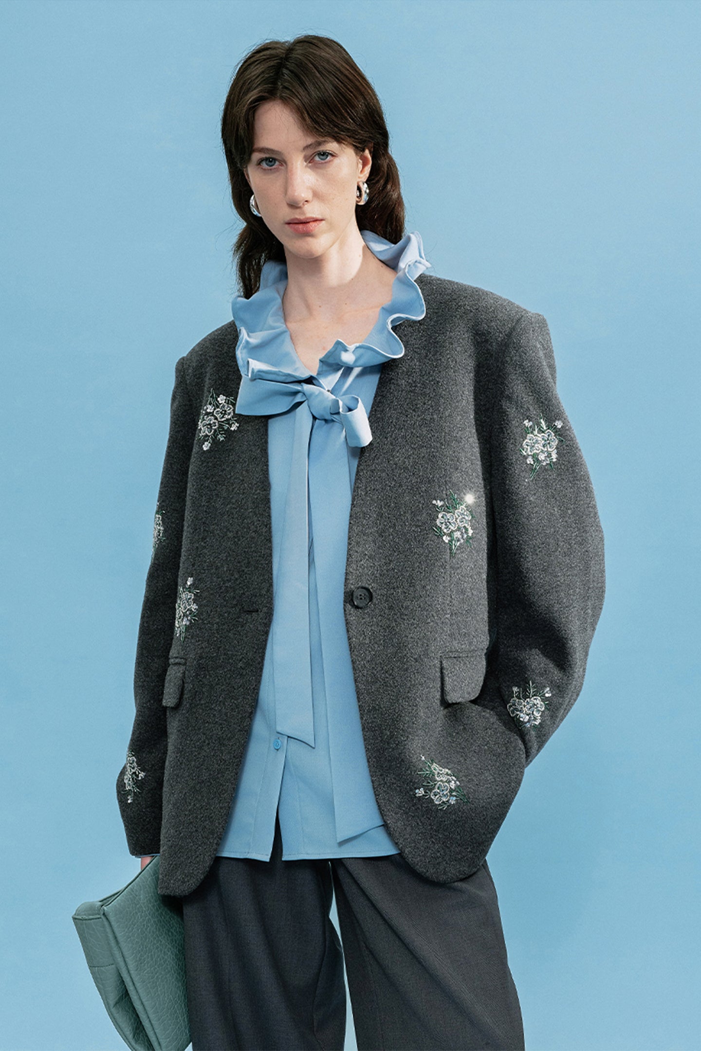 SELFWHO 100% Wool Blazer