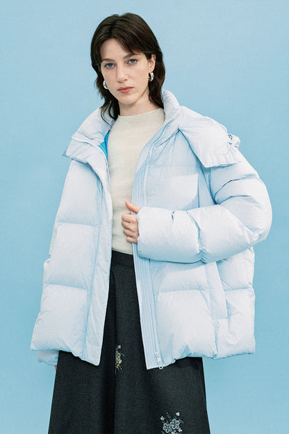 SELFWHO Duck Down Hooded Down Jacket