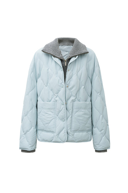 SELFWHO Collared Down Jacket