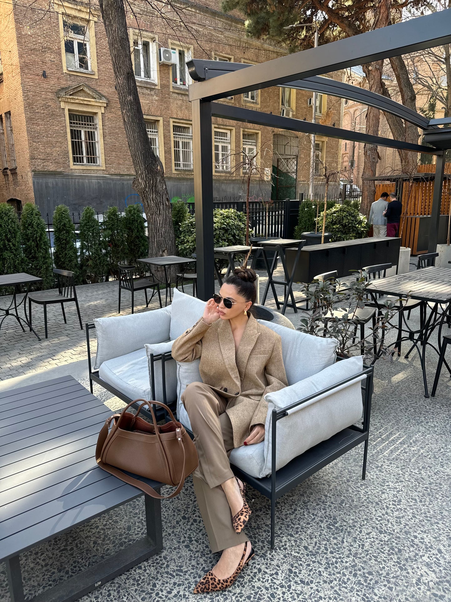 Retro old money style suit  for women loose versatile suit