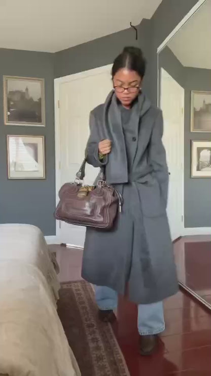 SELFWHO Double-faced Wool Mid-Length Coat