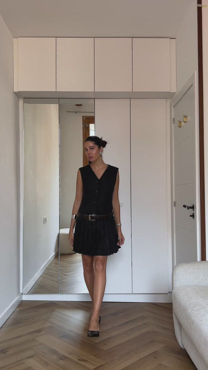 SELFWHO Double-faced Wool Mid-Length Coat