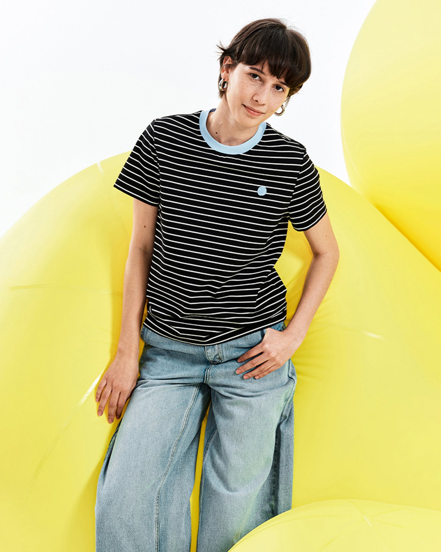 Smiley Wardrobe Striped Short Sleeve