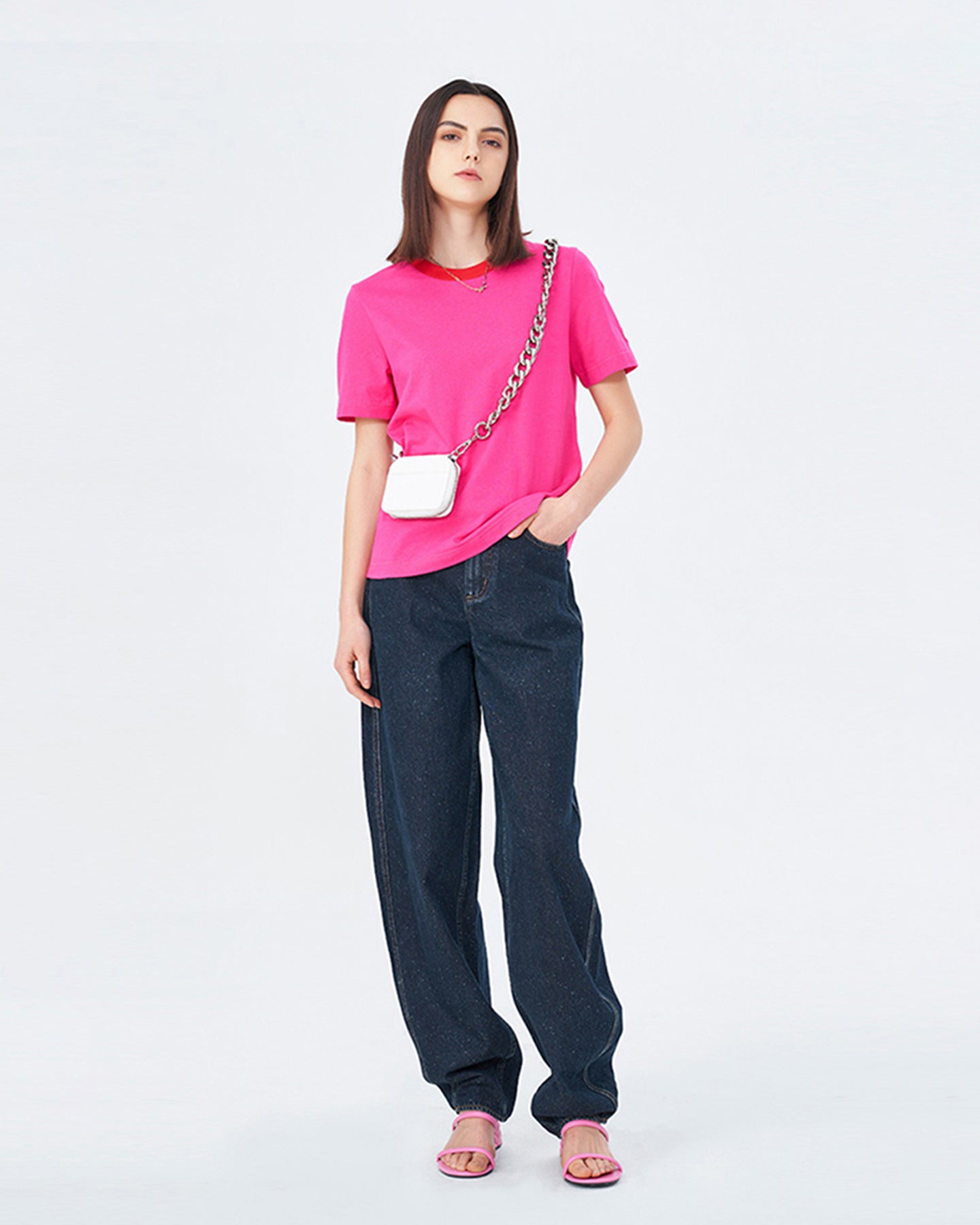 Smiley Wardrobe Contrast Short Sleeve